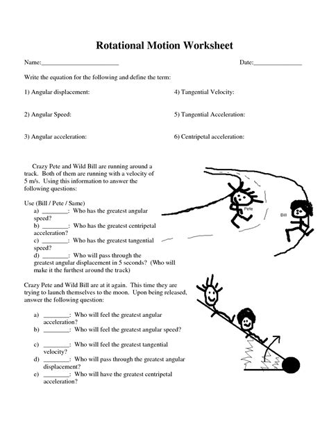 How to Use a Motion Worksheet Answer Key